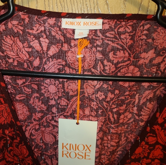 NWT Knox Rose Floral Top XXL - Picture 4 of 5